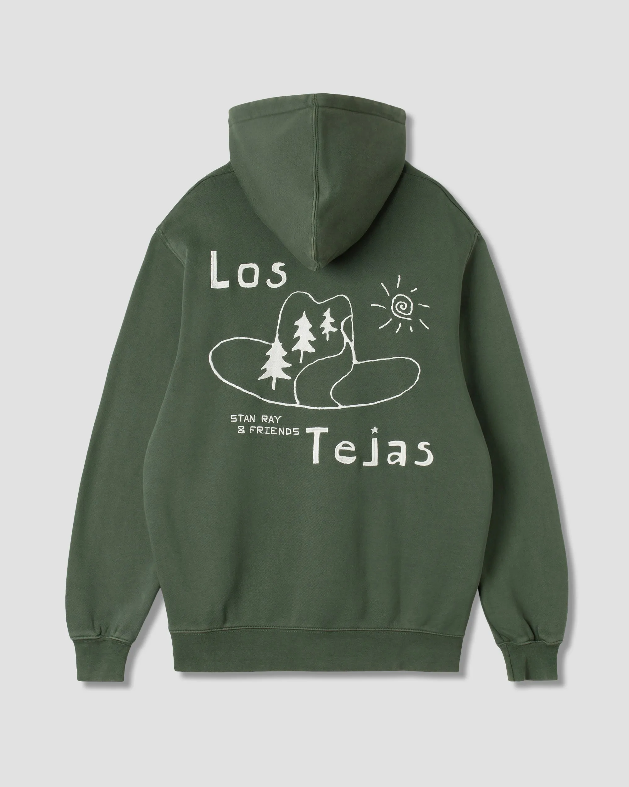 Los Tejas Hood (Washed Olive) sold by Stan Ray product image thumbnail 2