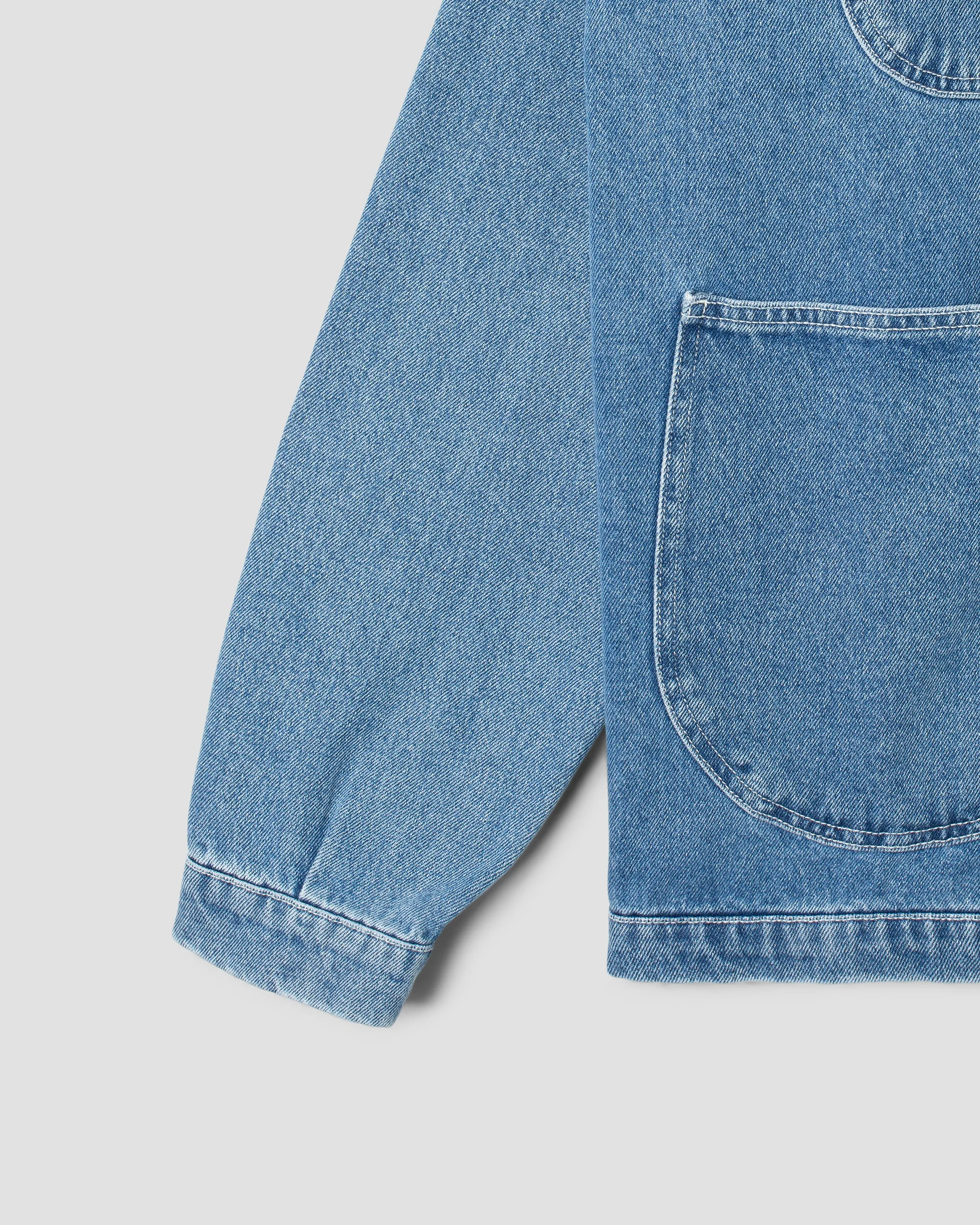 Coverall Jacket (Heavy Stone Wash Denim) sold by Stan Ray product image thumbnail 4