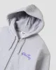 Stan OG Zip Hood (Grey Marl / Navy Print) sold by Stan Ray