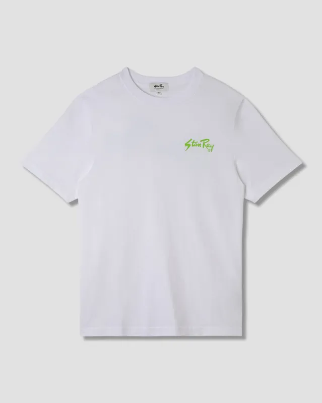 Stan OG Tee (White / Lime Green) sold by Stan Ray