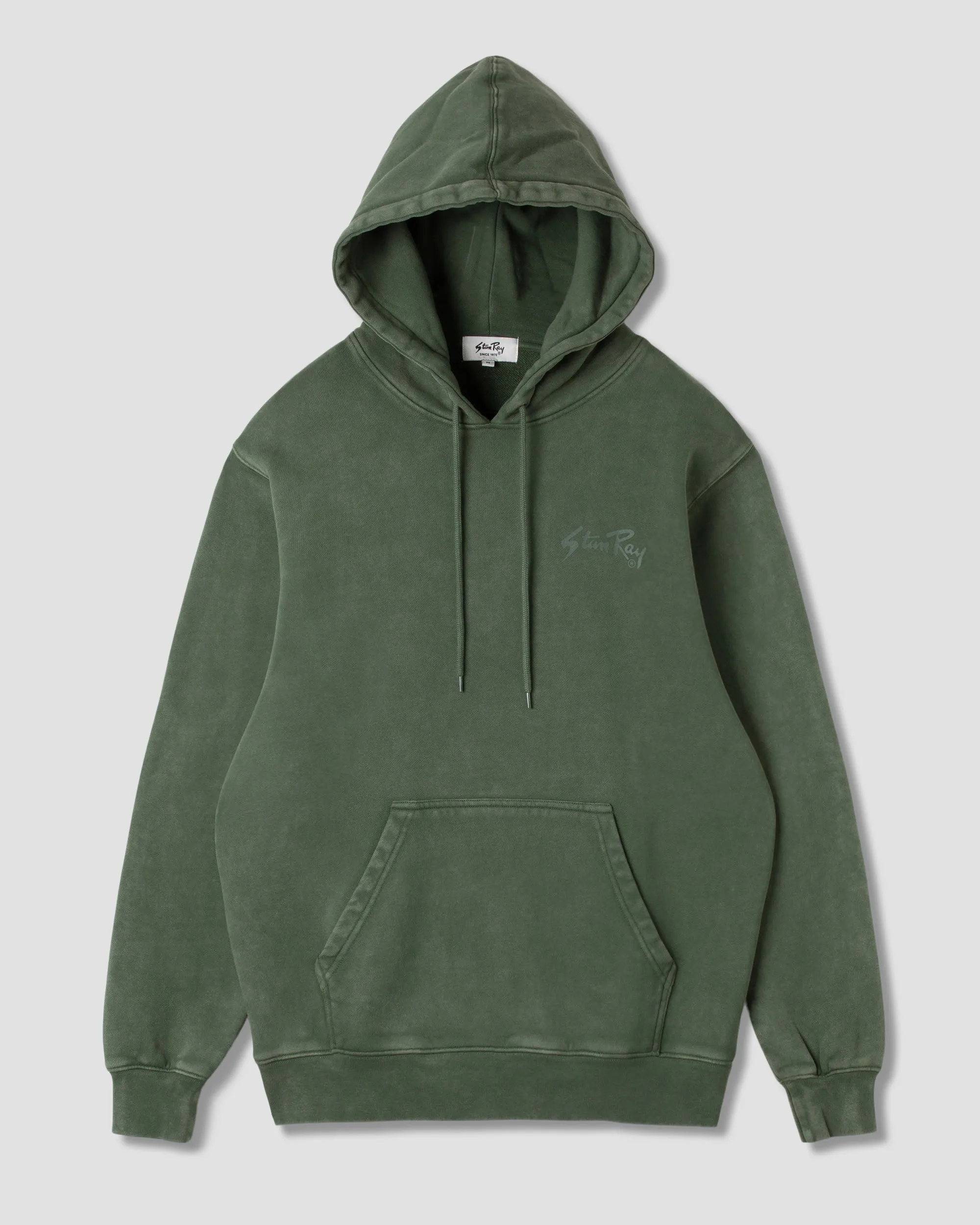 Stan OG Hood (Washed Green / Tonal Print) sold by Stan Ray