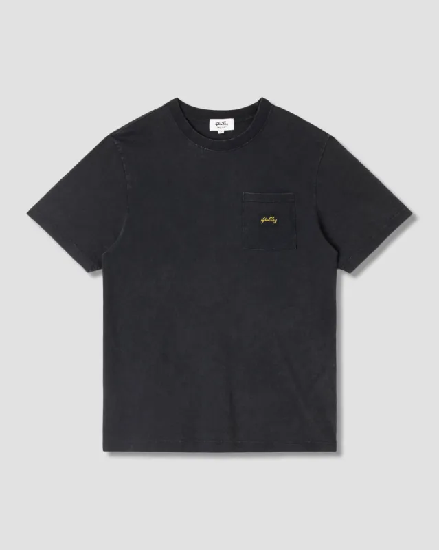 Patch Pocket Tee (Washed Black) sold by Stan Ray