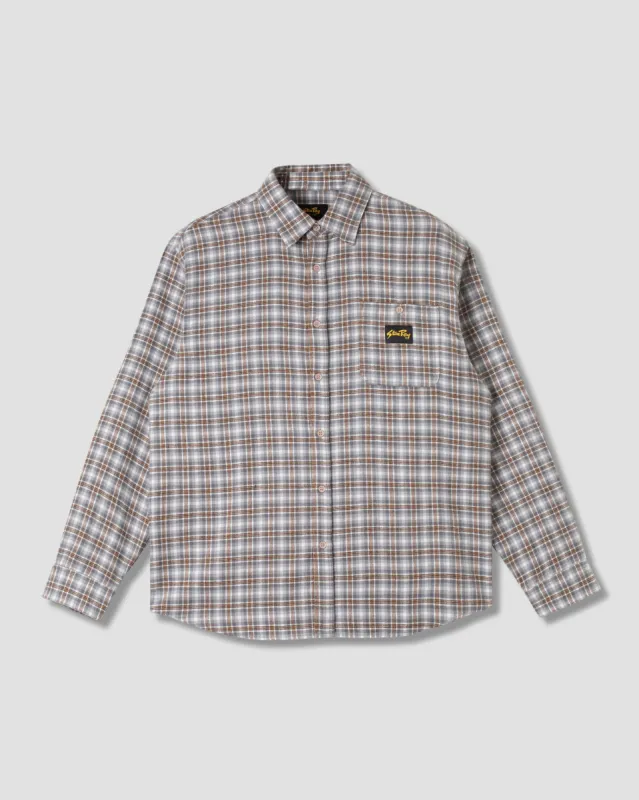 Flannel Shirt (Grey Plaid) sold by Stan Ray