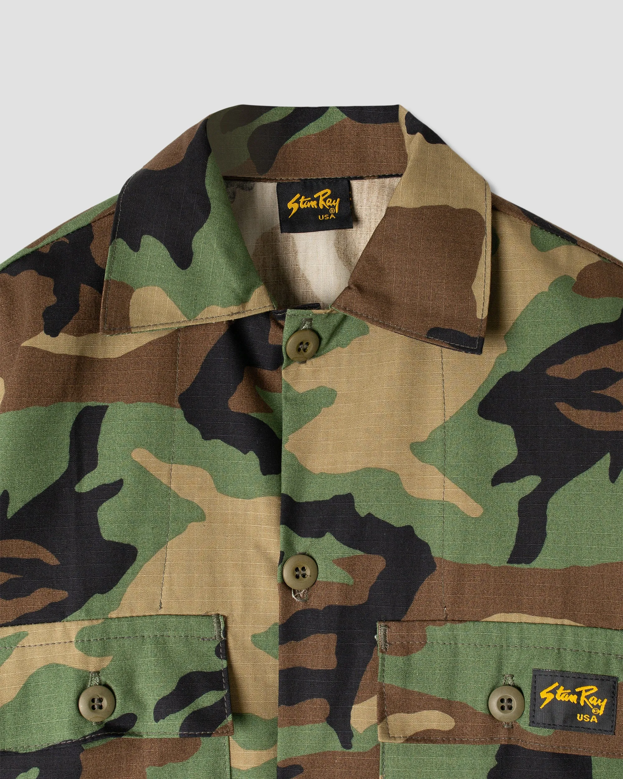 4 Pocket Jacket (Woodland Camo) sold by Stan Ray product image thumbnail 3