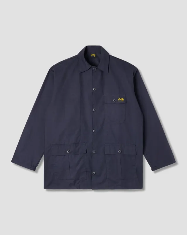 4 Pocket Jacket (Navy Ripstop) sold by Stan Ray