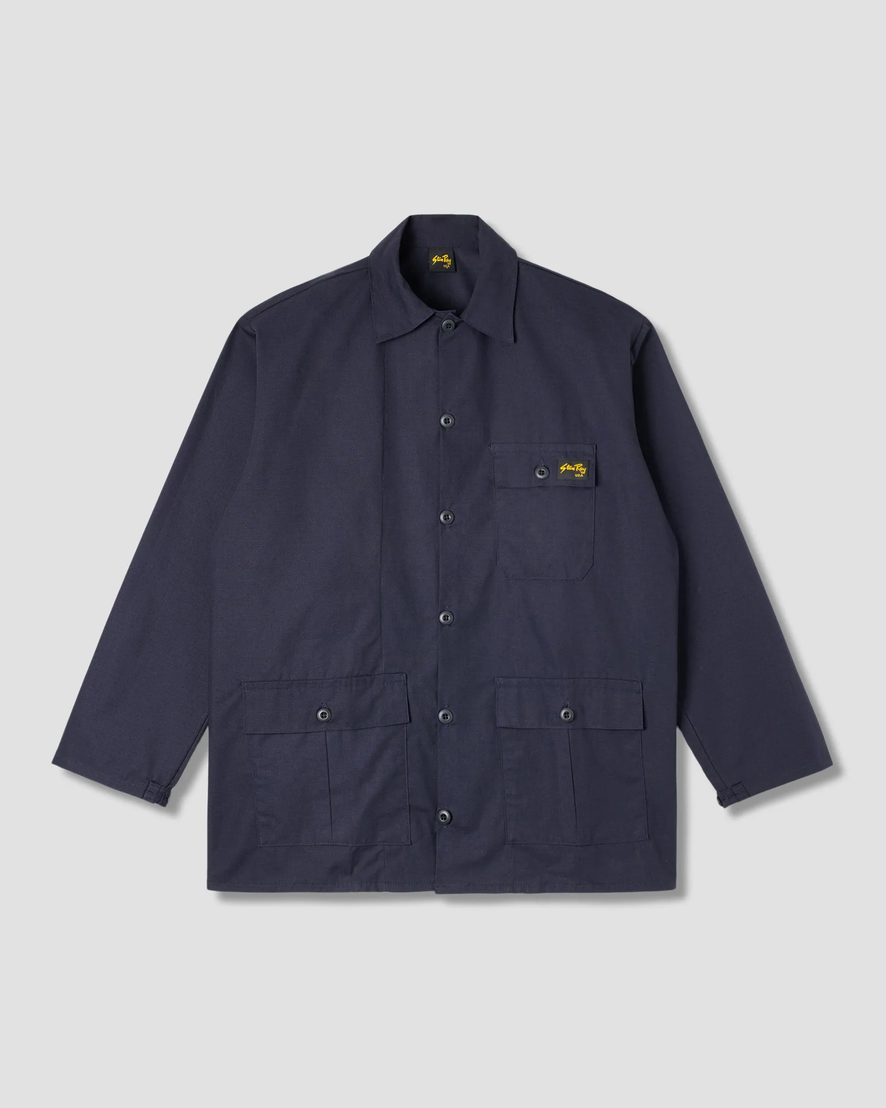 4 Pocket Jacket (Navy Ripstop) sold by Stan Ray