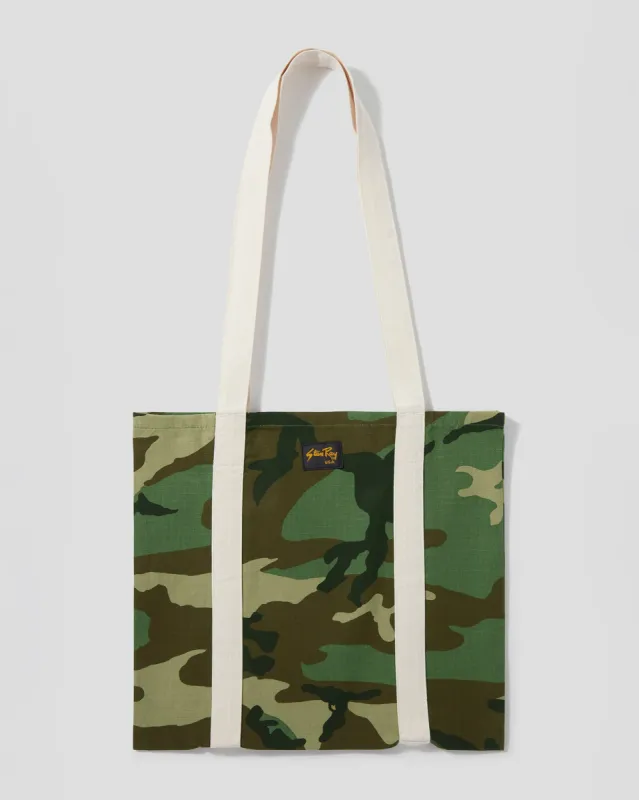 Tote Bag (Woodland Camo Ripstop) sold by Stan Ray