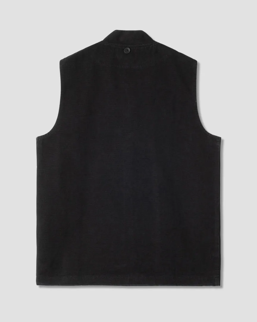 Work Vest (Washed Black) sold by Stan Ray product image thumbnail 2
