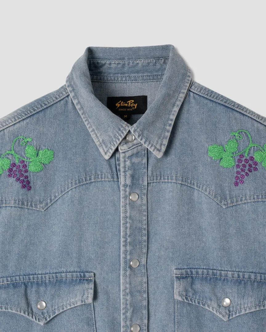 Western Shirt (Stonewashed Denim) sold by Stan Ray product image thumbnail 3