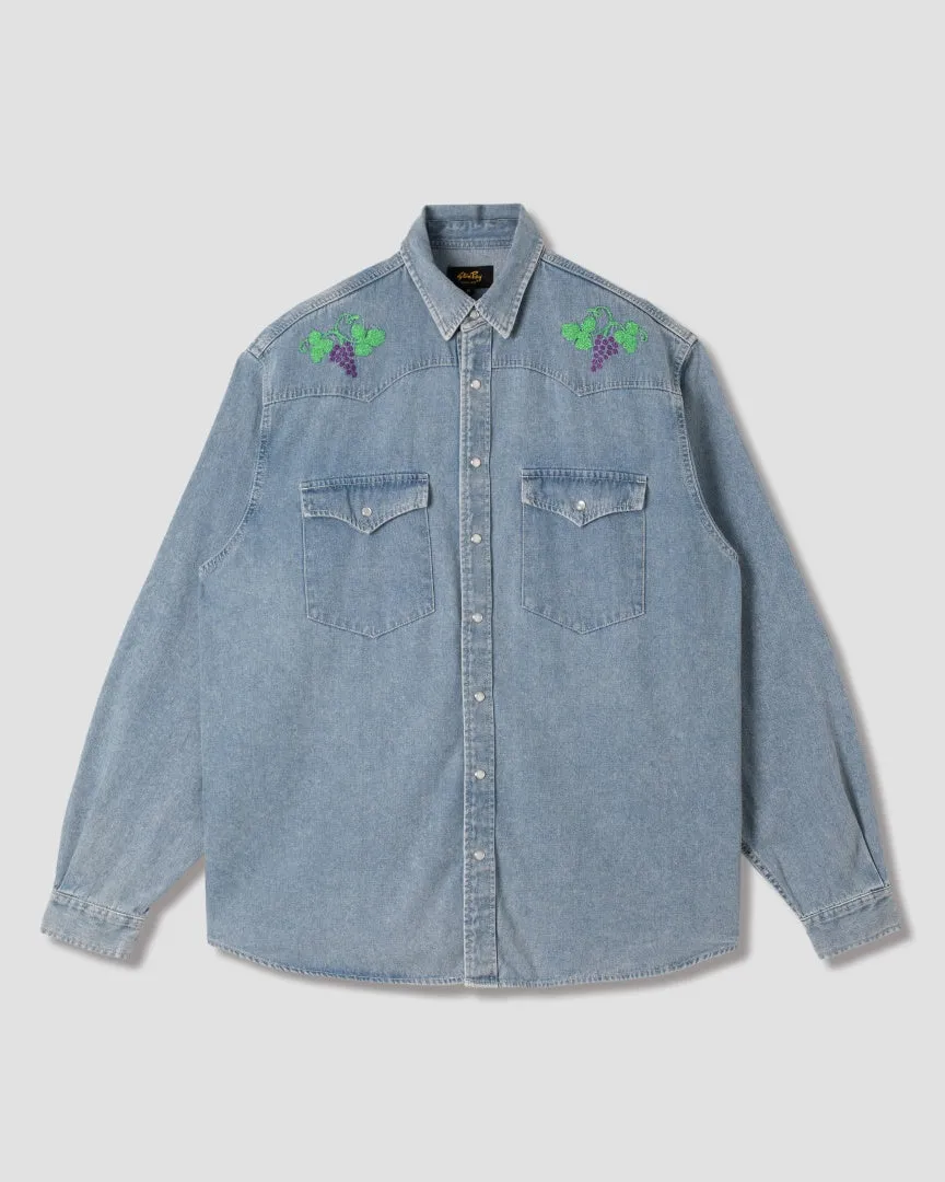 Western Shirt (Stonewashed Denim) sold by Stan Ray