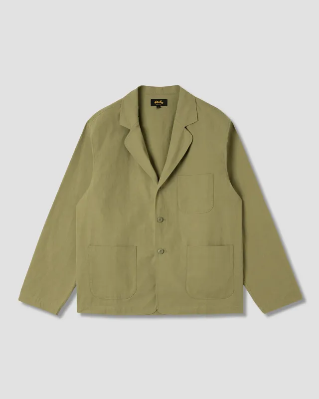 3 Pocket Jacket (Olive Sateen) sold by Stan Ray