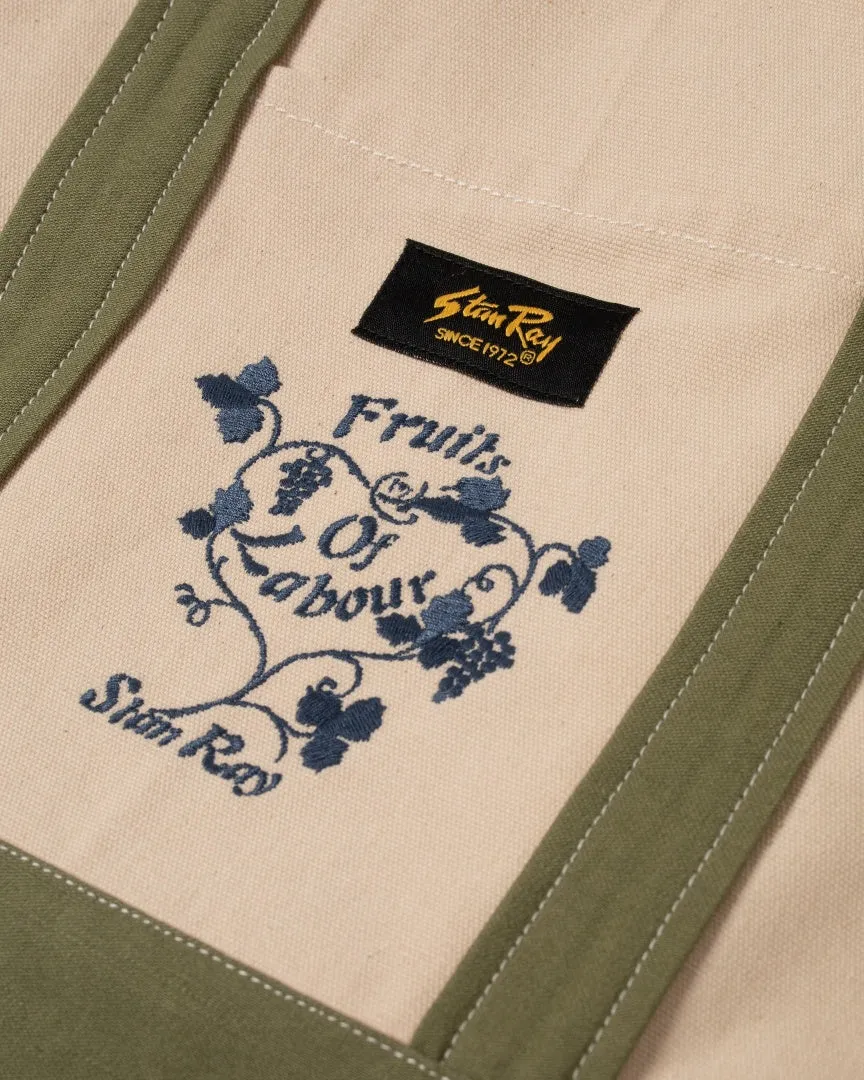 Big Tote (Natural/ Olive Sateen) sold by Stan Ray product image thumbnail 2