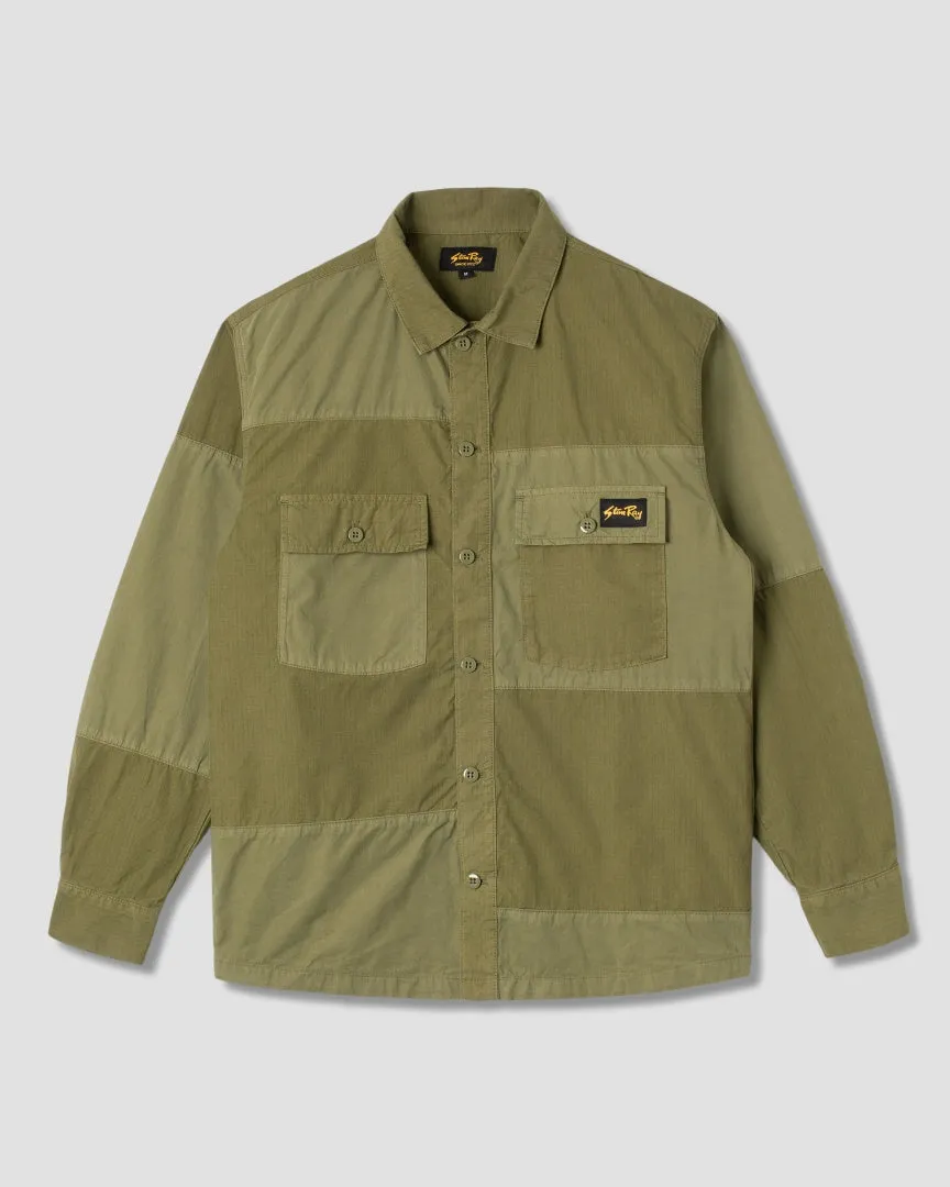 CPO Shirt (Olive/Poplin Mix) sold by Stan Ray