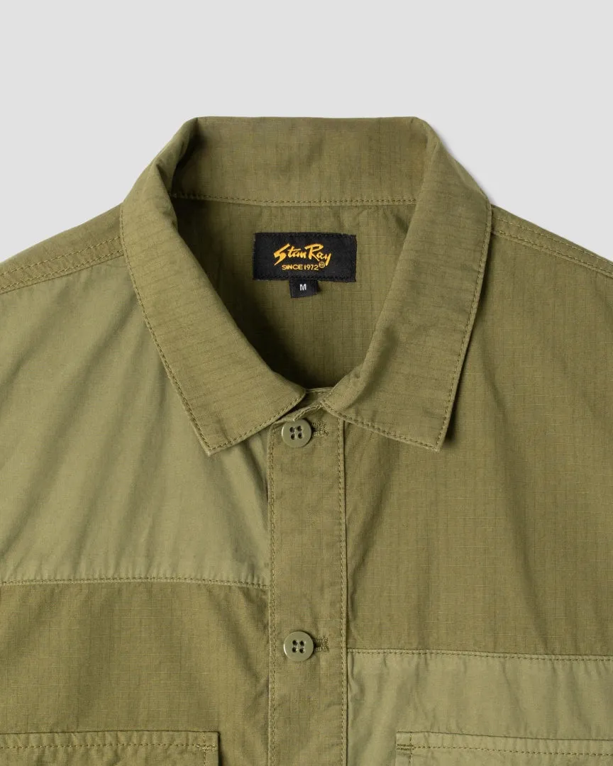 CPO Shirt (Olive/Poplin Mix) sold by Stan Ray product image thumbnail 5