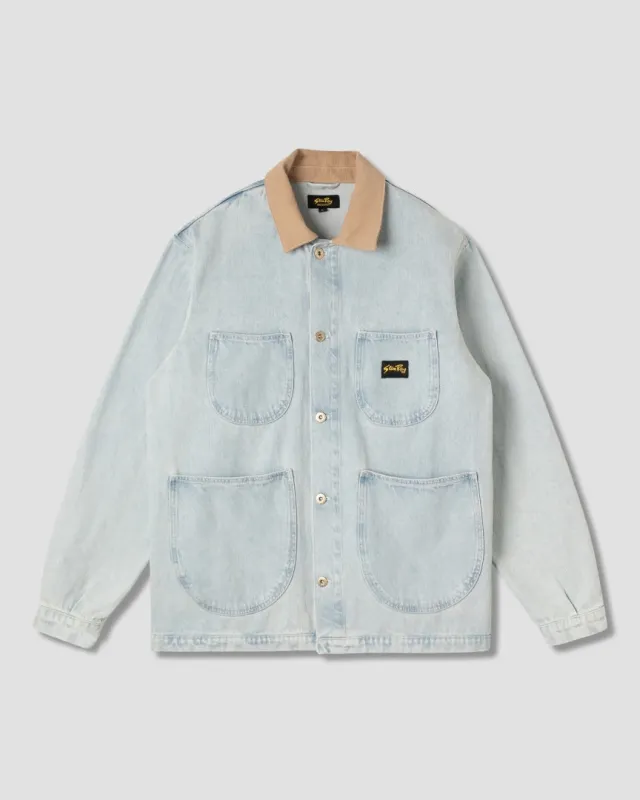 Coverall Jacket (Lite Blue Denim) sold by Stan Ray