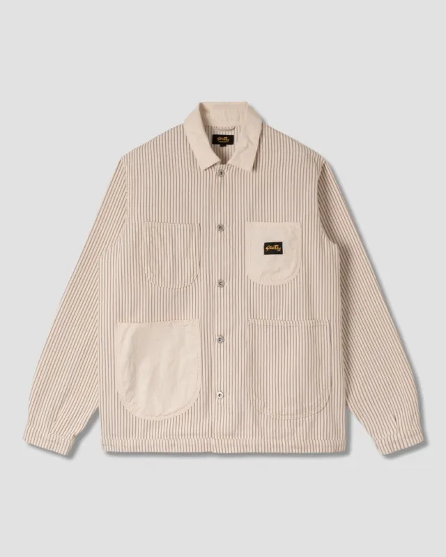 Coverall Jacket (Hickory Mix) sold by Stan Ray