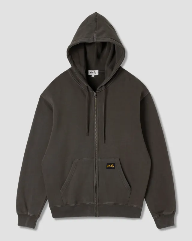 Patch Zip Hood (Washed Black) sold by Stan Ray