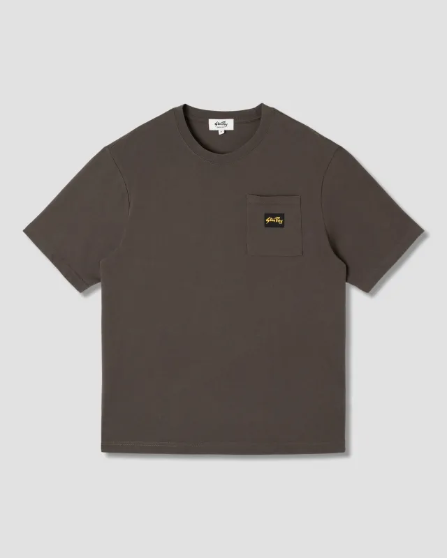Patch Pocket Tee (Washed Black) sold by Stan Ray