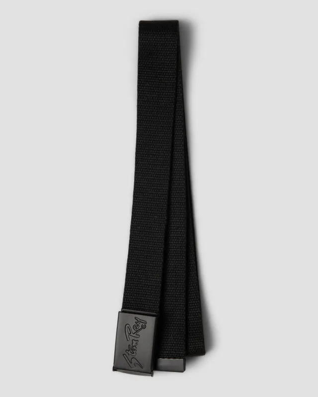 Heavy Duty Web Belt (Washed Black) sold by Stan Ray