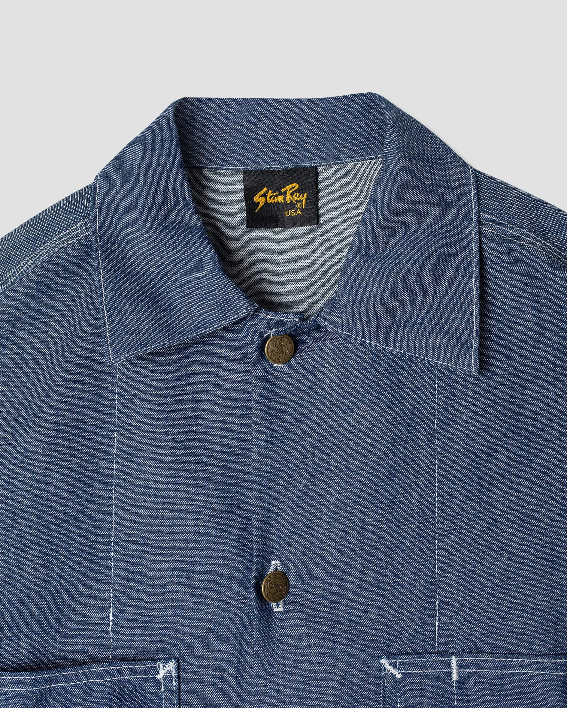 Shop Jacket (Washed Chambray) sold by Stan Ray product image thumbnail 3