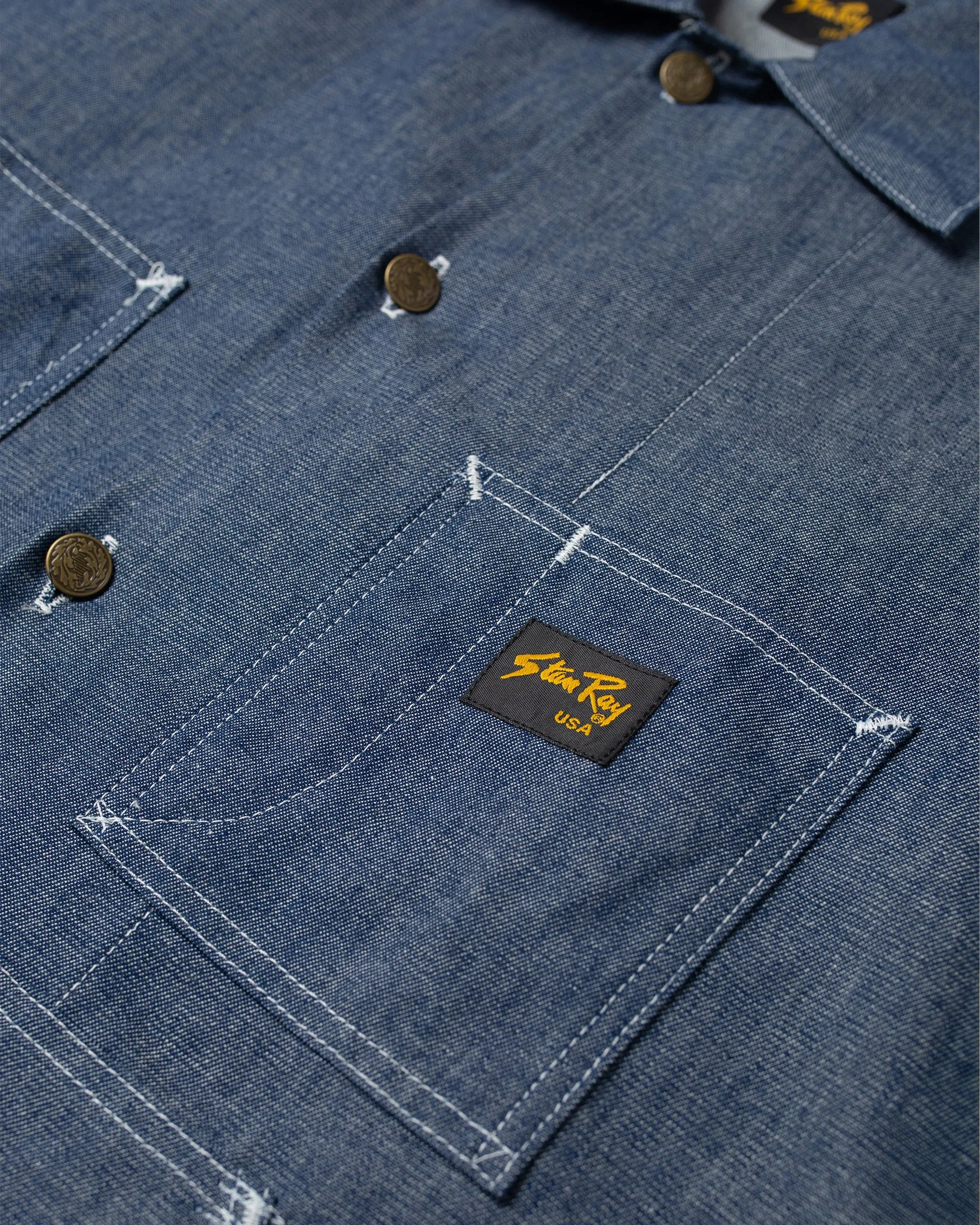 Shop Jacket (Washed Chambray) sold by Stan Ray product image thumbnail 5