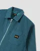 Zip Shirt  (Blue/Teal Hickory) sold by Stan Ray