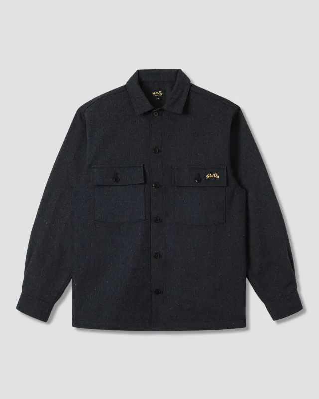 CPO Shirt (Navy Heather) sold by Stan Ray