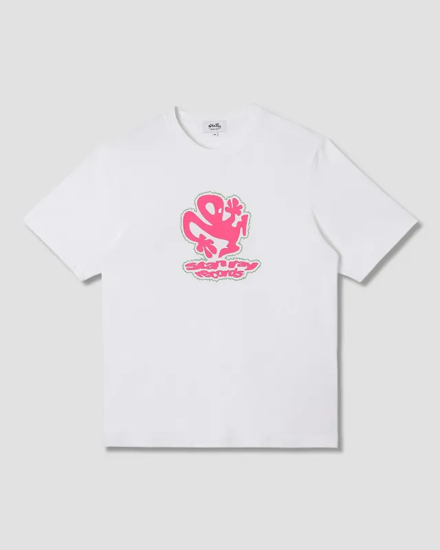 Records Tee (White) sold by Stan Ray