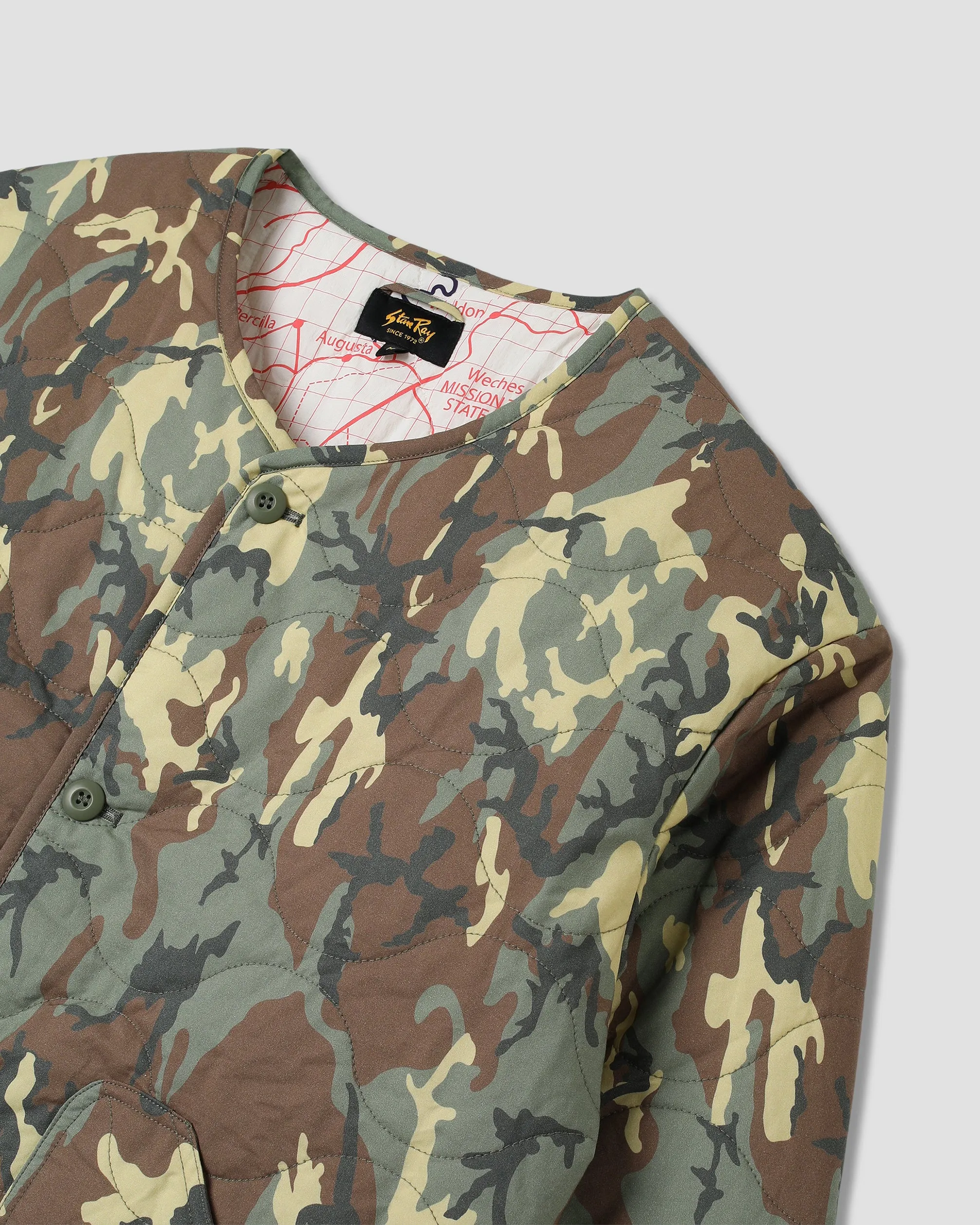 Quilted Liner Jacket (Woodland DPM) sold by Stan Ray product image thumbnail 5