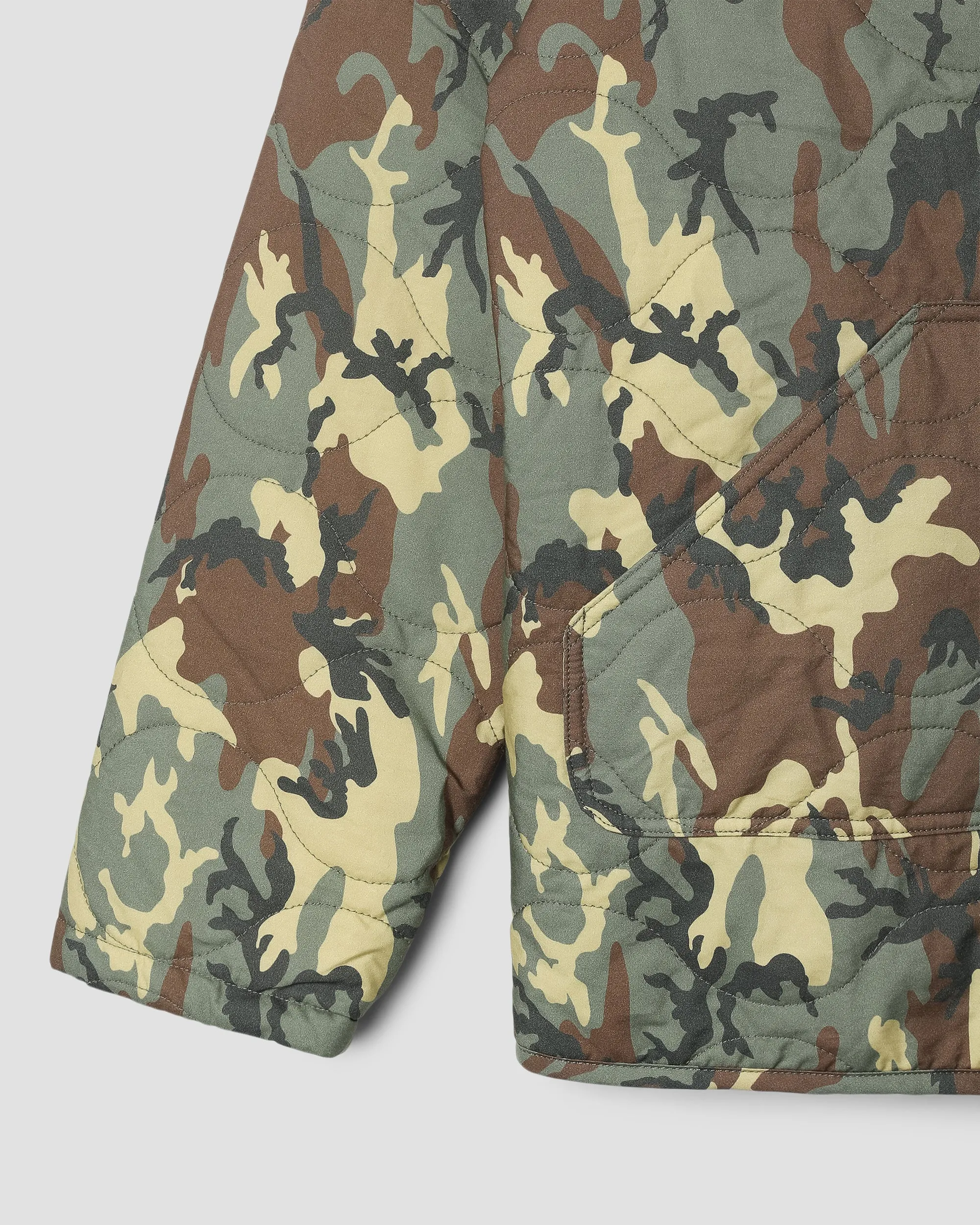 Quilted Liner Jacket (Woodland DPM) sold by Stan Ray product image thumbnail 4