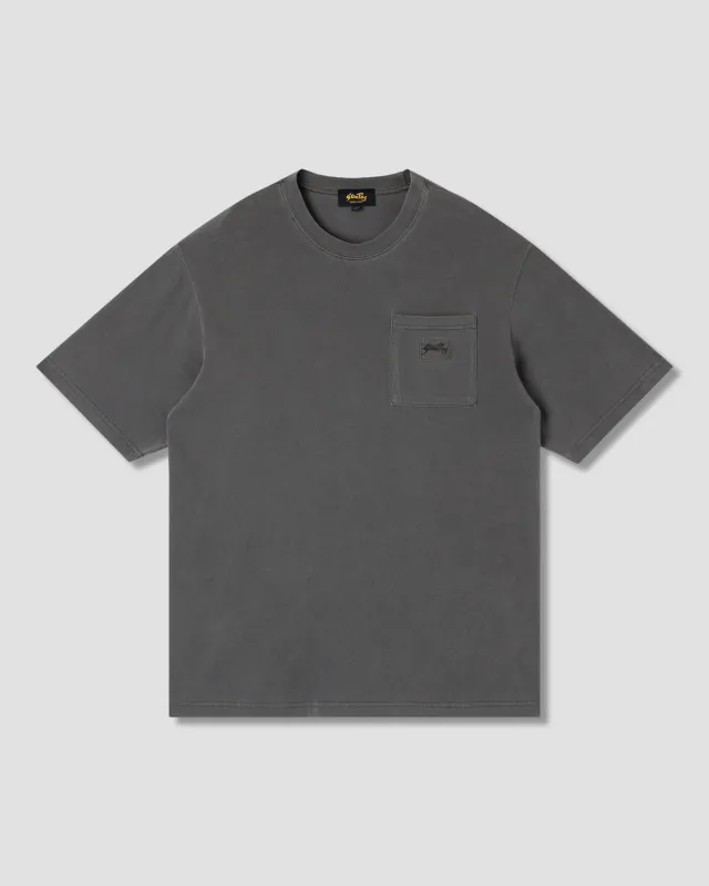 Patch Pocket Tee (Washed Black ) sold by Stan Ray