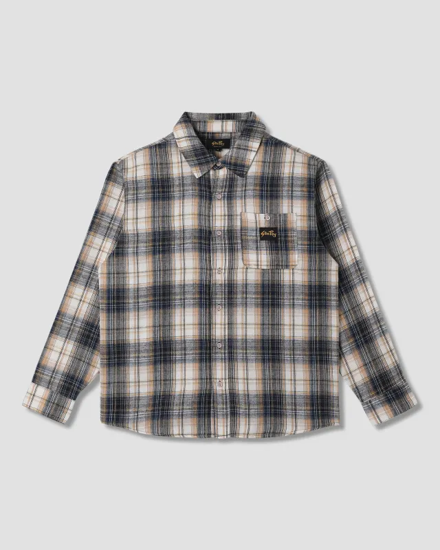 Flannel Shirt (Navy Plaid) sold by Stan Ray
