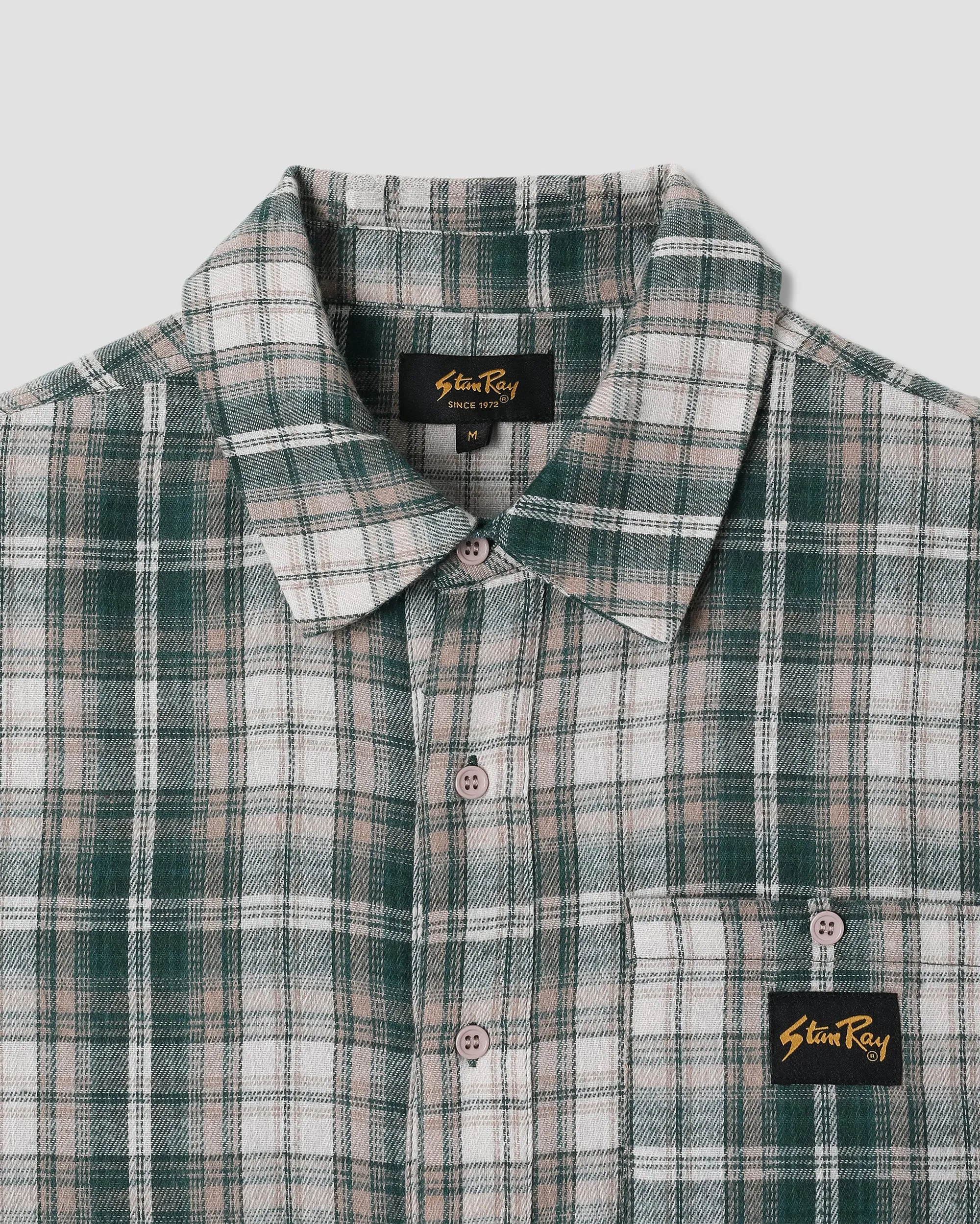 Flannel Shirt (Green Plaid) sold by Stan Ray product image thumbnail 3