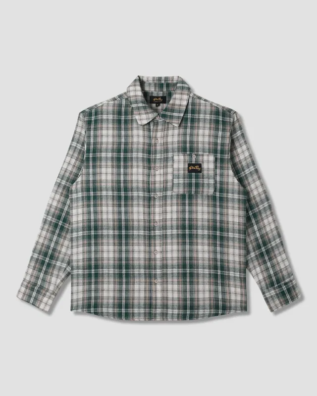 Flannel Shirt (Green Plaid) sold by Stan Ray