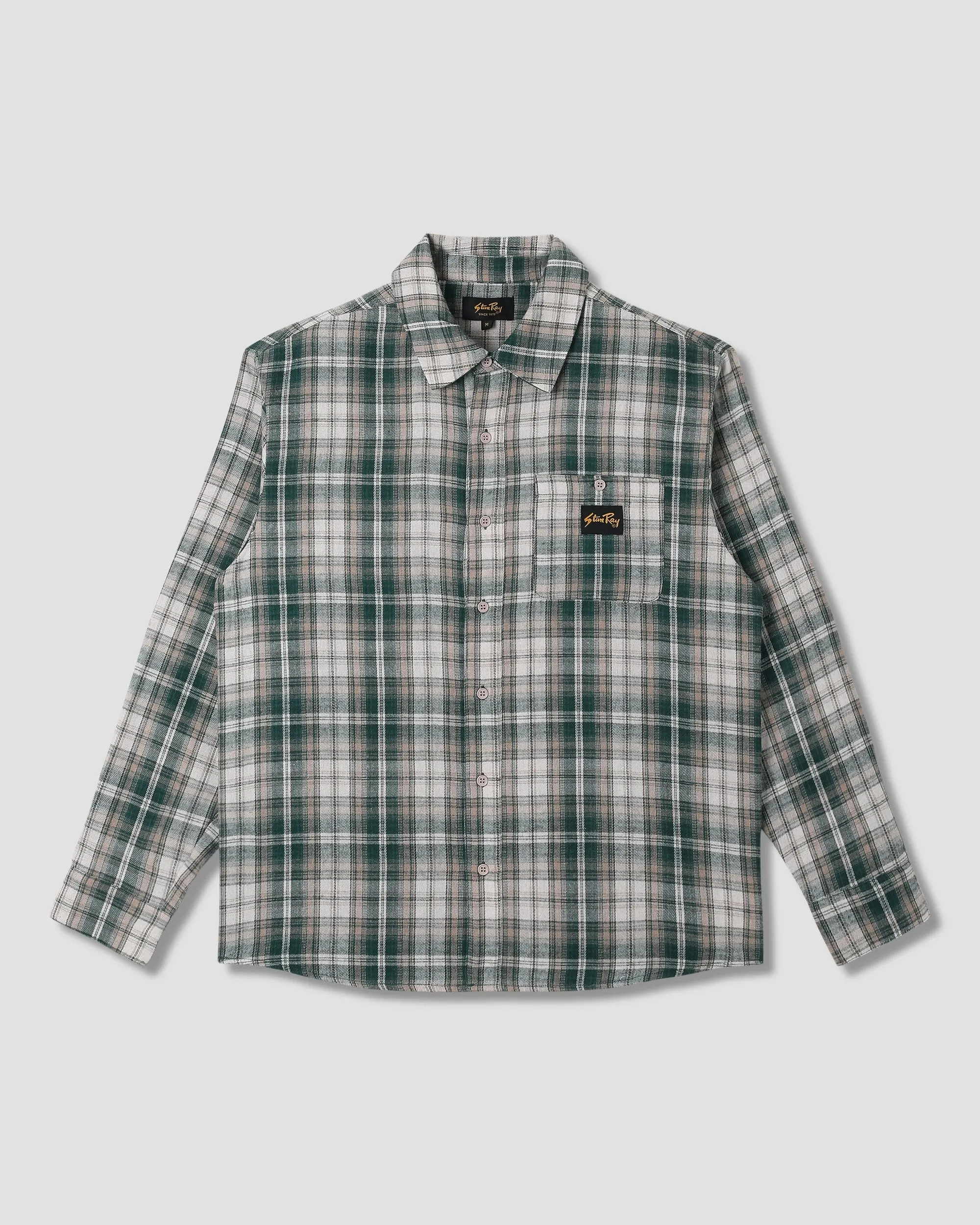 Flannel Shirt (Green Plaid) sold by Stan Ray