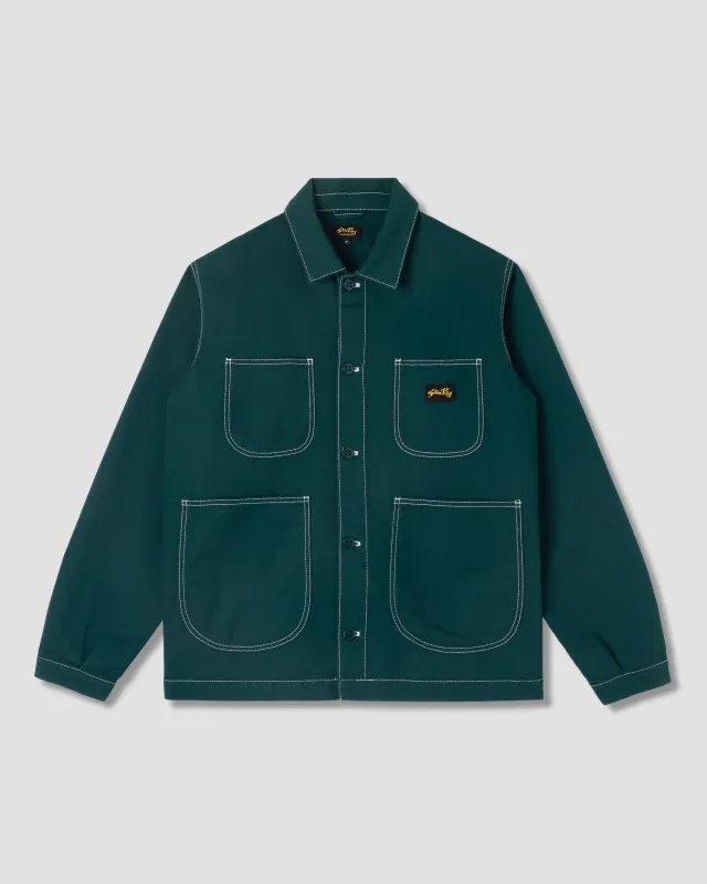 Coverall Jacket (Botanical Green Bedford) sold by Stan Ray