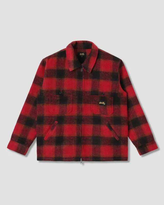 Mackinaw Jacket (Red Plaid) sold by Stan Ray
