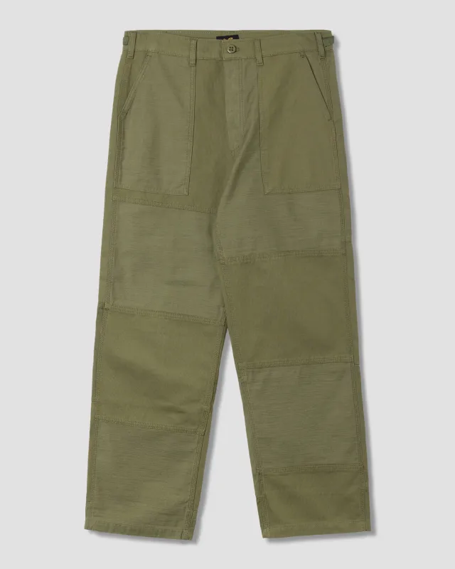 K Pant (Olive Poplin/Sateen) sold by Stan Ray