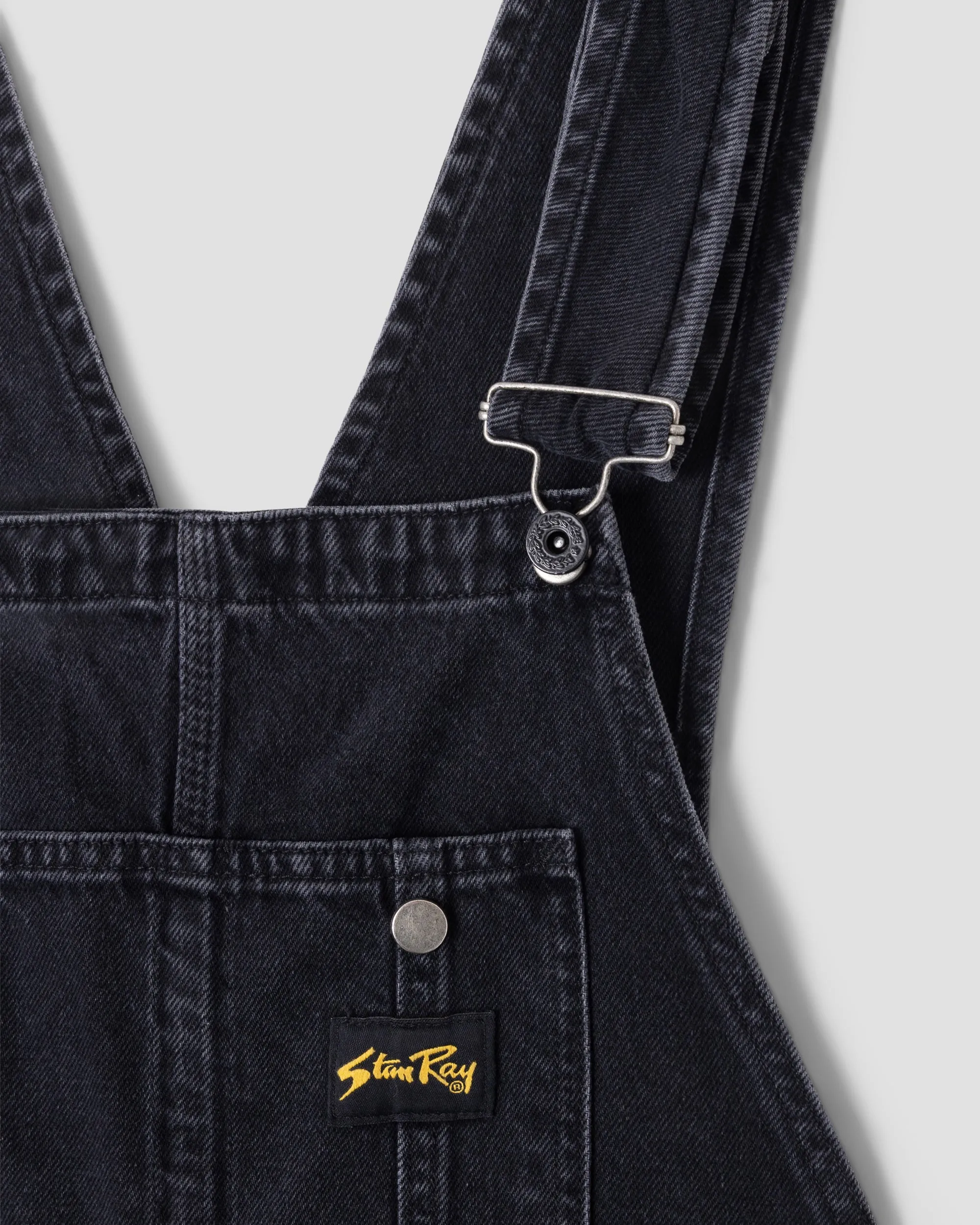 Earls Bib (Stonewashed Black Denim) sold by Stan Ray product image thumbnail 3