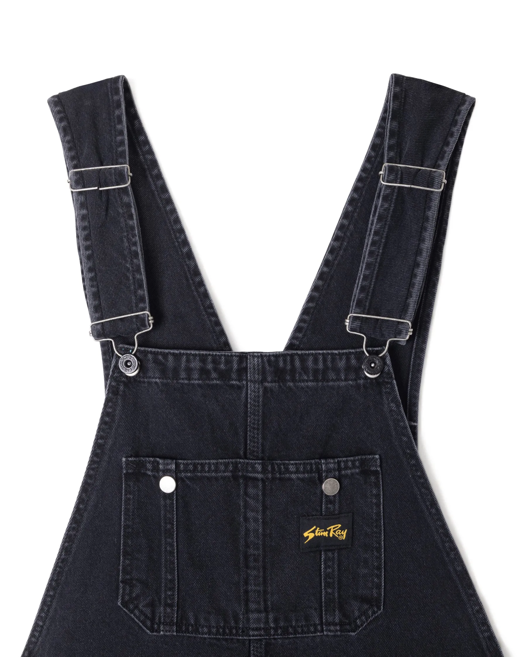 Earls Bib (Stonewashed Black Denim) sold by Stan Ray product image thumbnail 5