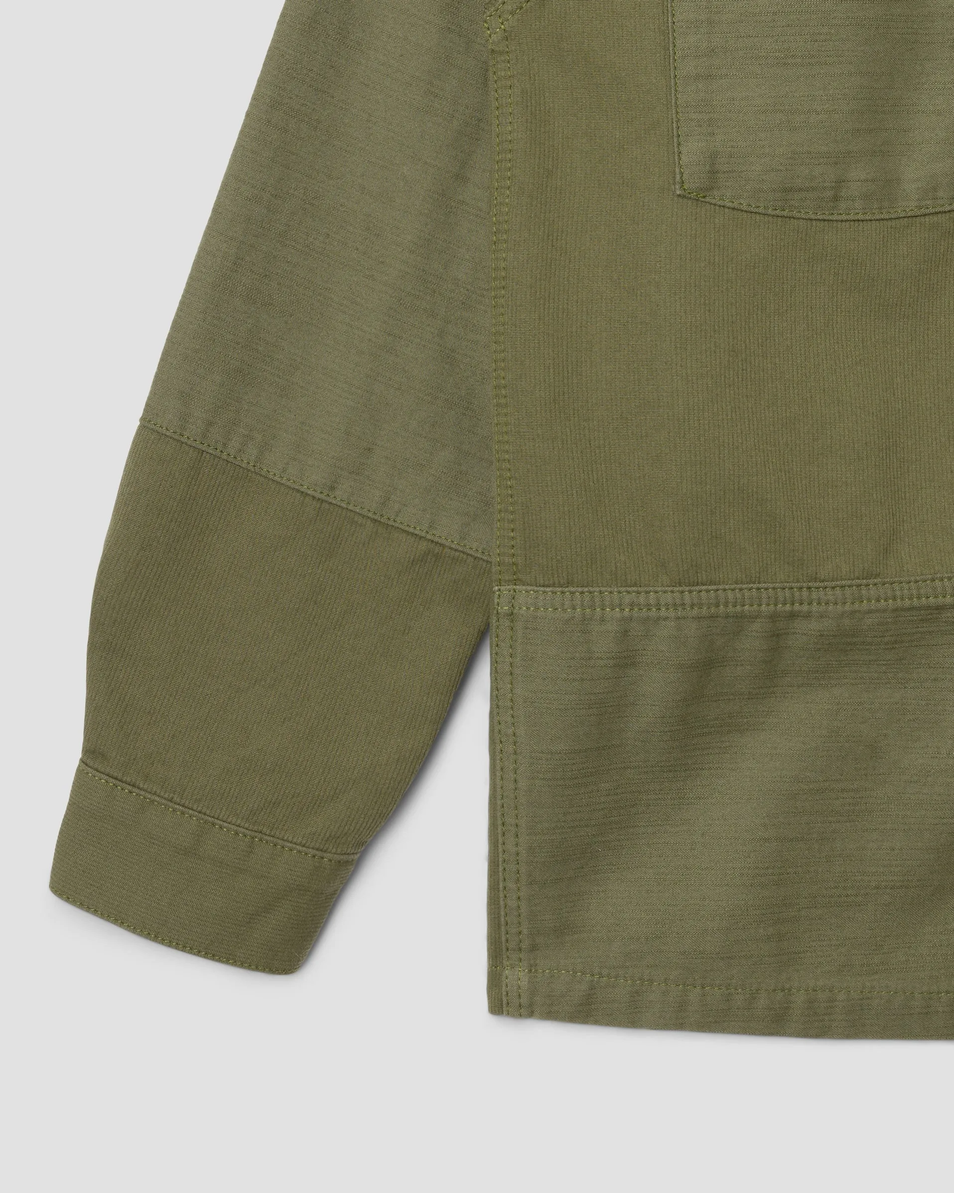 CPO Shirt (Olive Poplin/Sateen) sold by Stan Ray product image thumbnail 4