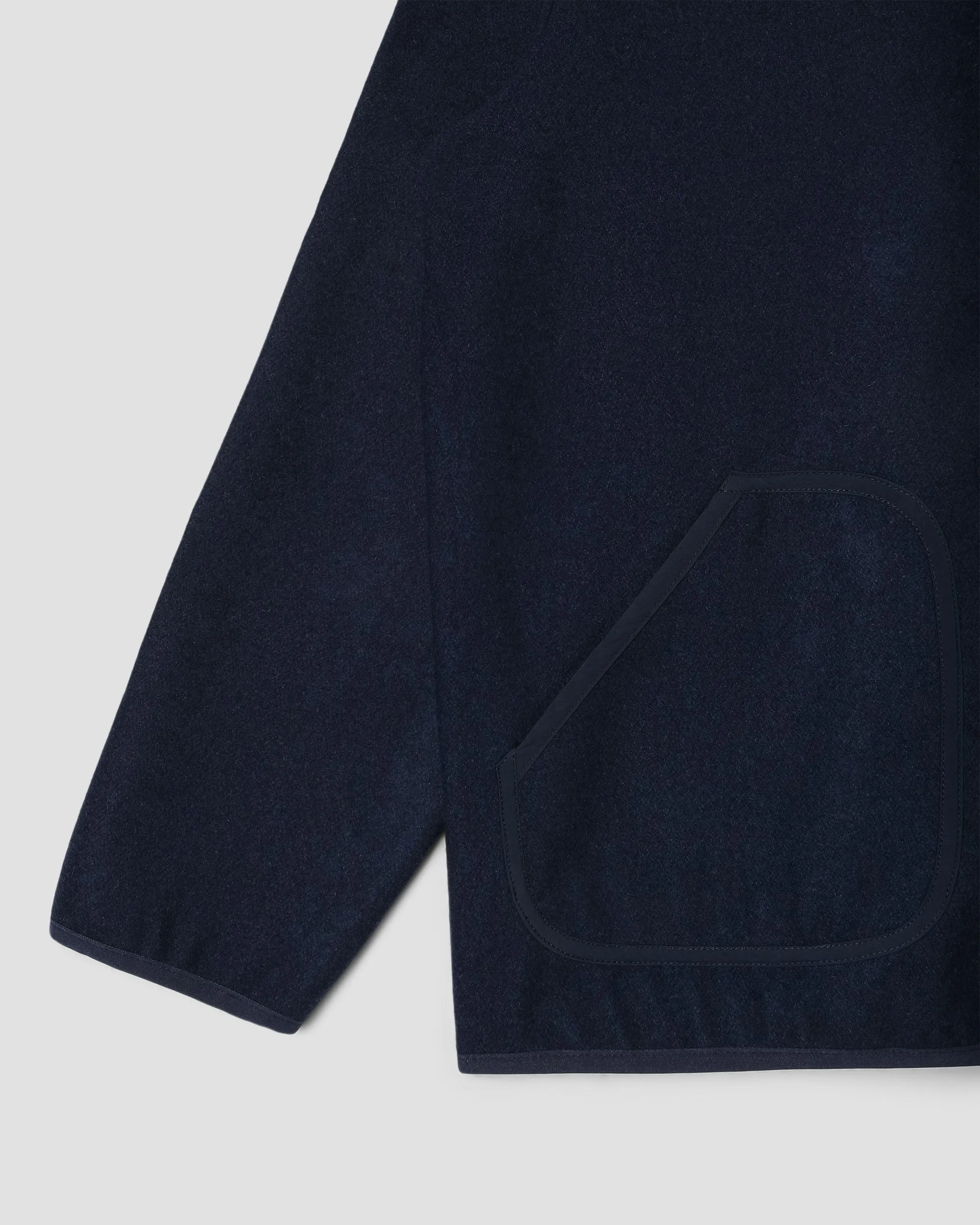 Wool Fleece Cardigan (Navy Heather) sold by Stan Ray product image thumbnail 4