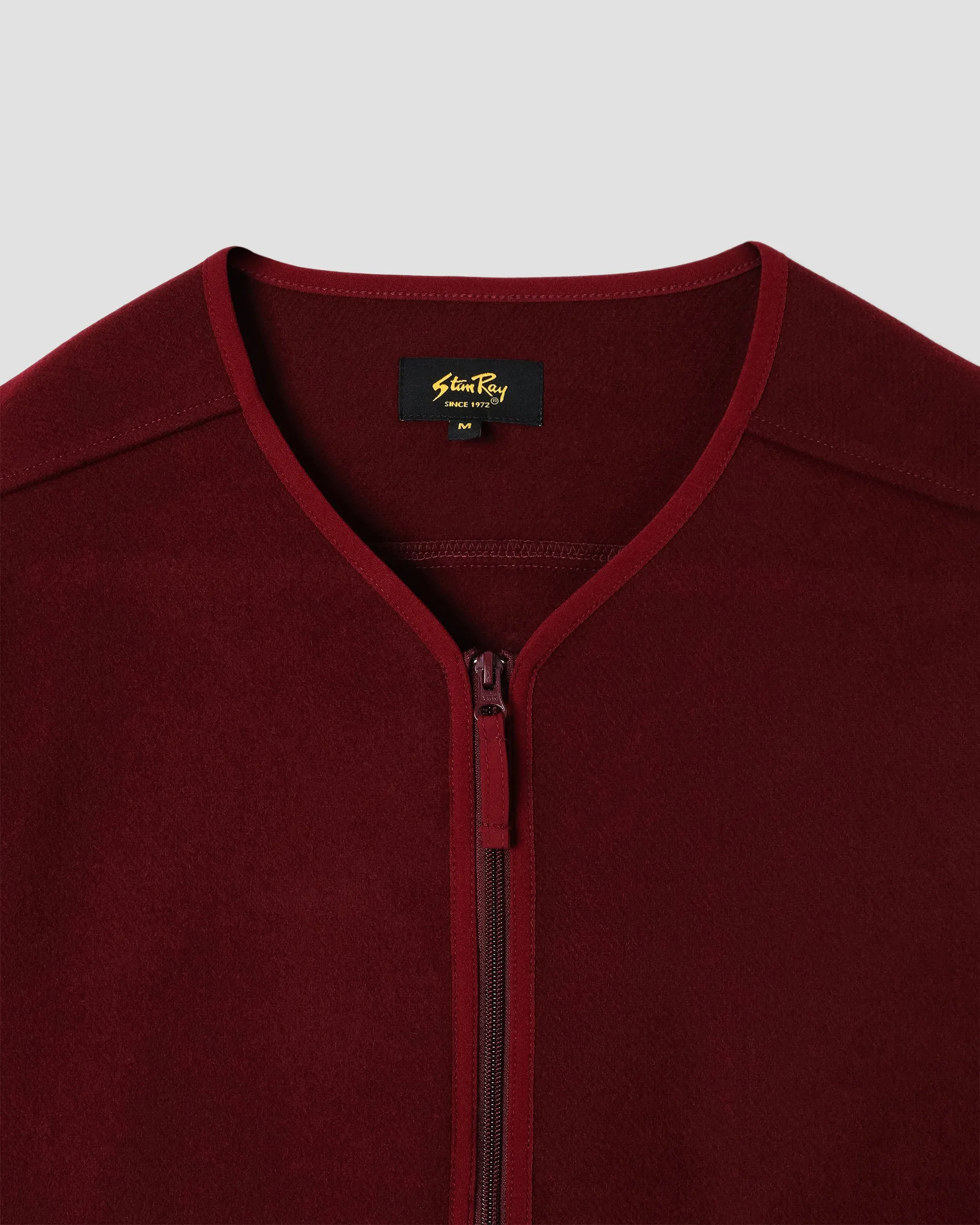 Wool Fleece Cardigan (Dark Red Heather) sold by Stan Ray product image thumbnail 3