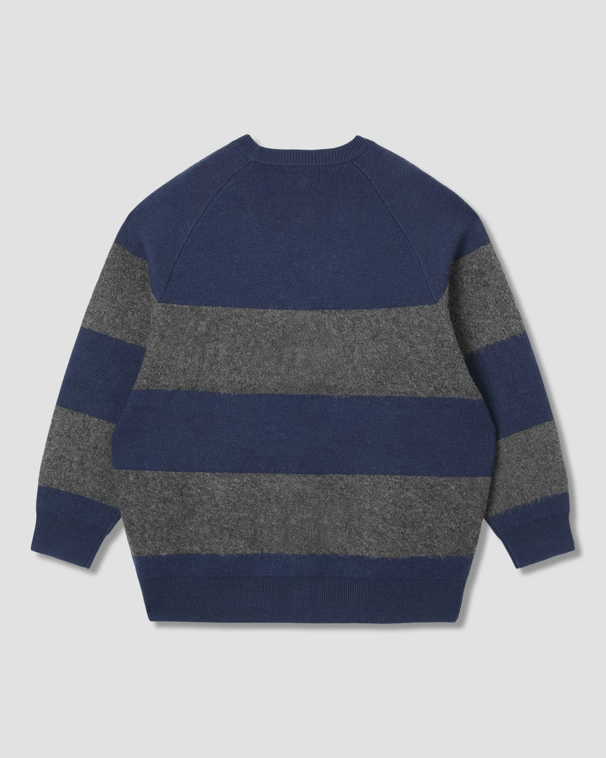 Knitted Cardigan (Navy/Charcoal Border Stripe) sold by Stan Ray product image thumbnail 2