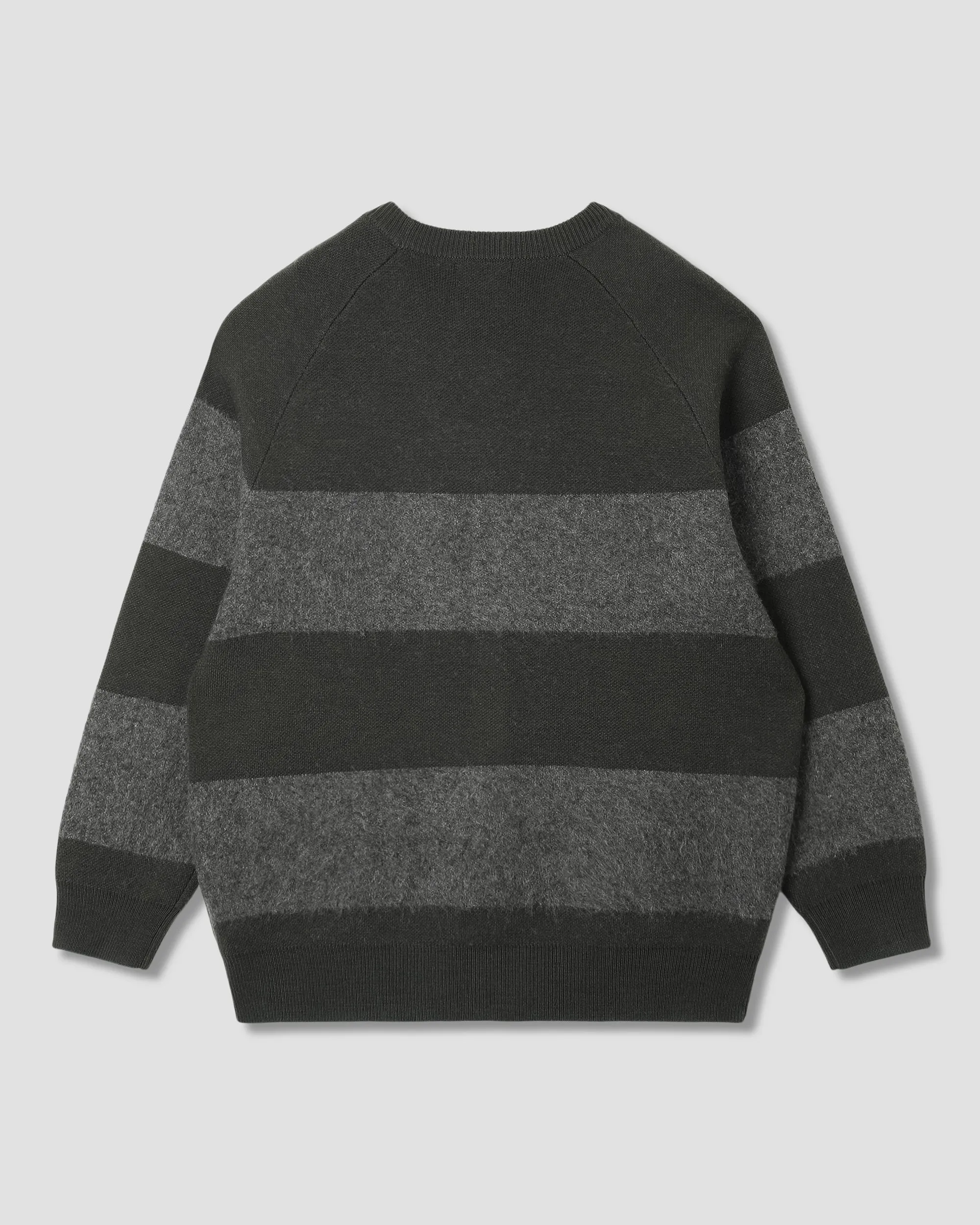 Knitted Cardigan (Botanical Green/Charcoal Stripe) sold by Stan Ray product image thumbnail 2