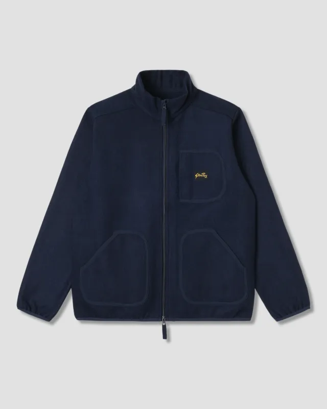 Wool Fleece Jacket (Navy Heather) sold by Stan Ray