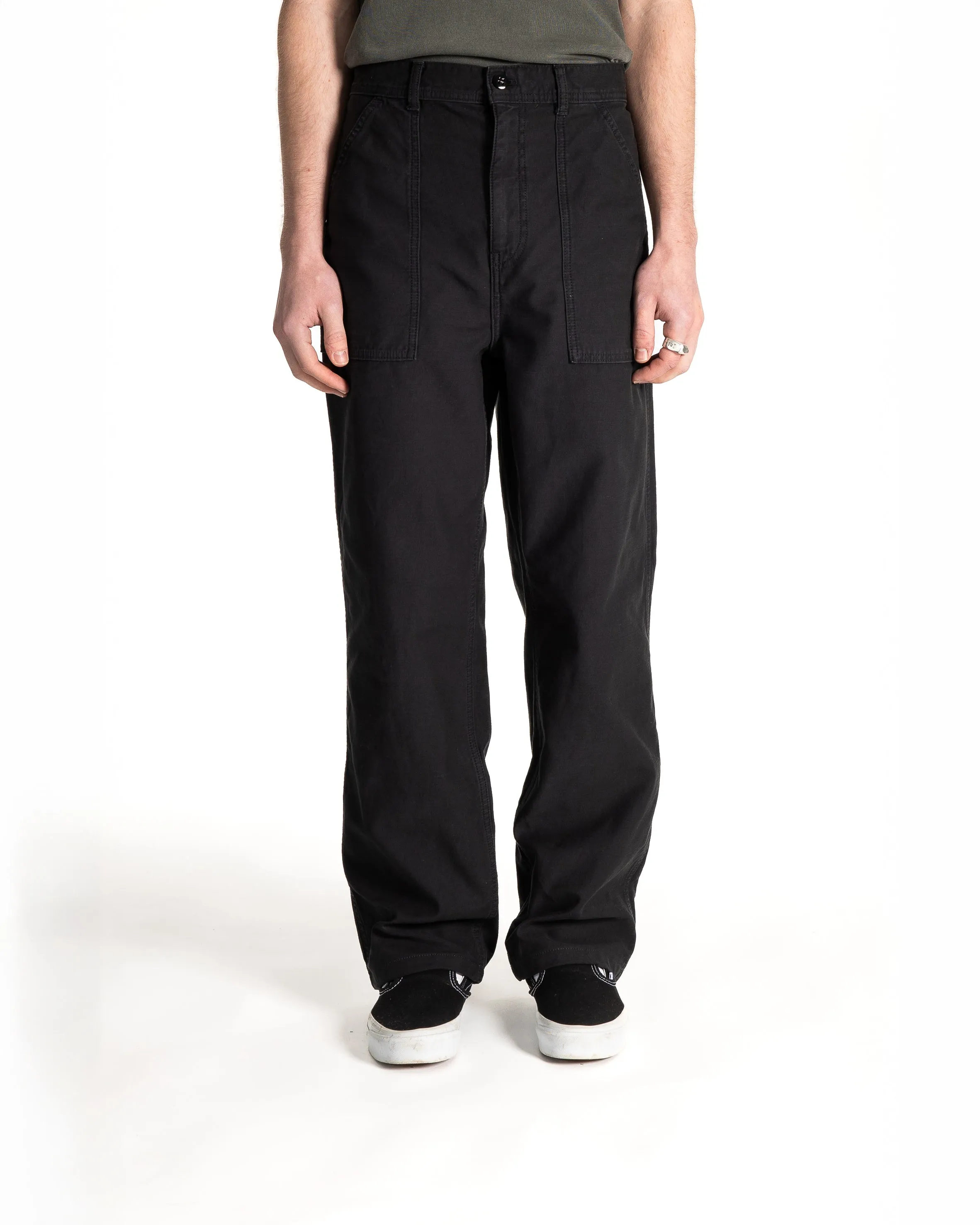 Fat Pant (Black Sateen) sold by Stan Ray