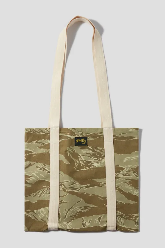 Tote Bag (Khaki Tigerstripe Ripstop) sold by Stan Ray