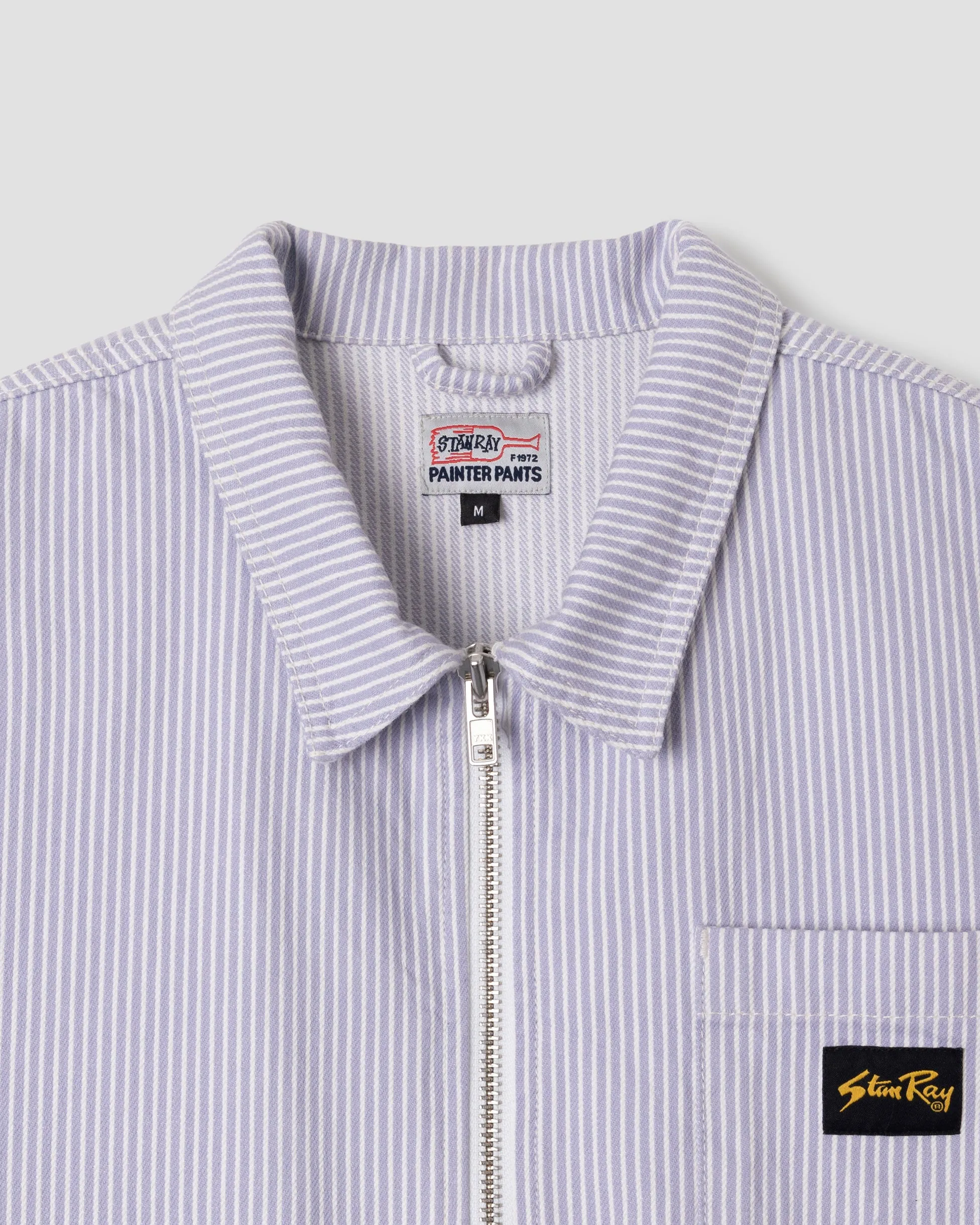 Zip Shirt (Cosmic Purple Hickory) sold by Stan Ray product image thumbnail 3