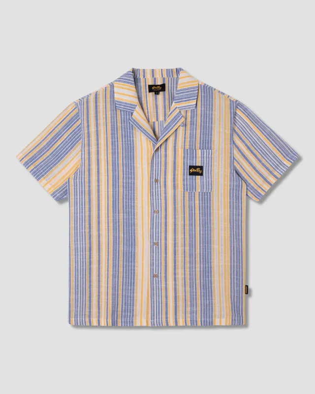Tour Shirt (Blue/Yellow Stripe) made by Stan Ray